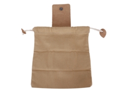 Bolsa para colheita de frutas jardim lona durável com acesso fácil cinto camping 22,5x21cm khaki S/MARCA