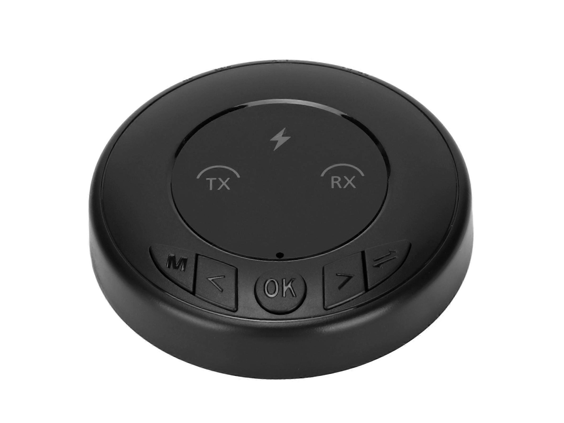 Transmissor E Receptor Bluetooth 5.0 De Baixa Latência Com Entrada Aux. Adaptador Bluetooth Sem Fio Multifuncional 2 Em 1.