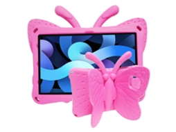 Capa Panoona Para Samsung Galaxy Tab A7 De 10,4 Polegadas (t500/t505) ,eva Rígido E Antichoque ,suporte Borboleta Fúcsia