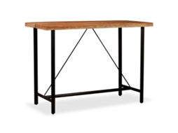 Vidaxl Mesa De Bar 150x70x107 Cm Madeira De Acácia Maciça