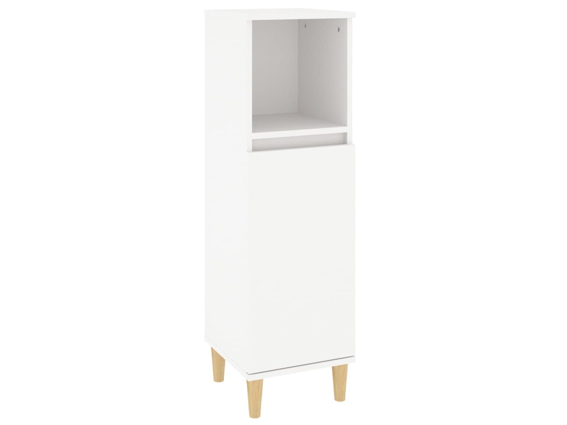 Bathroom Cabinet, Bathroom Cabinets Vidaxl Branco Madeira Processada (n/a)