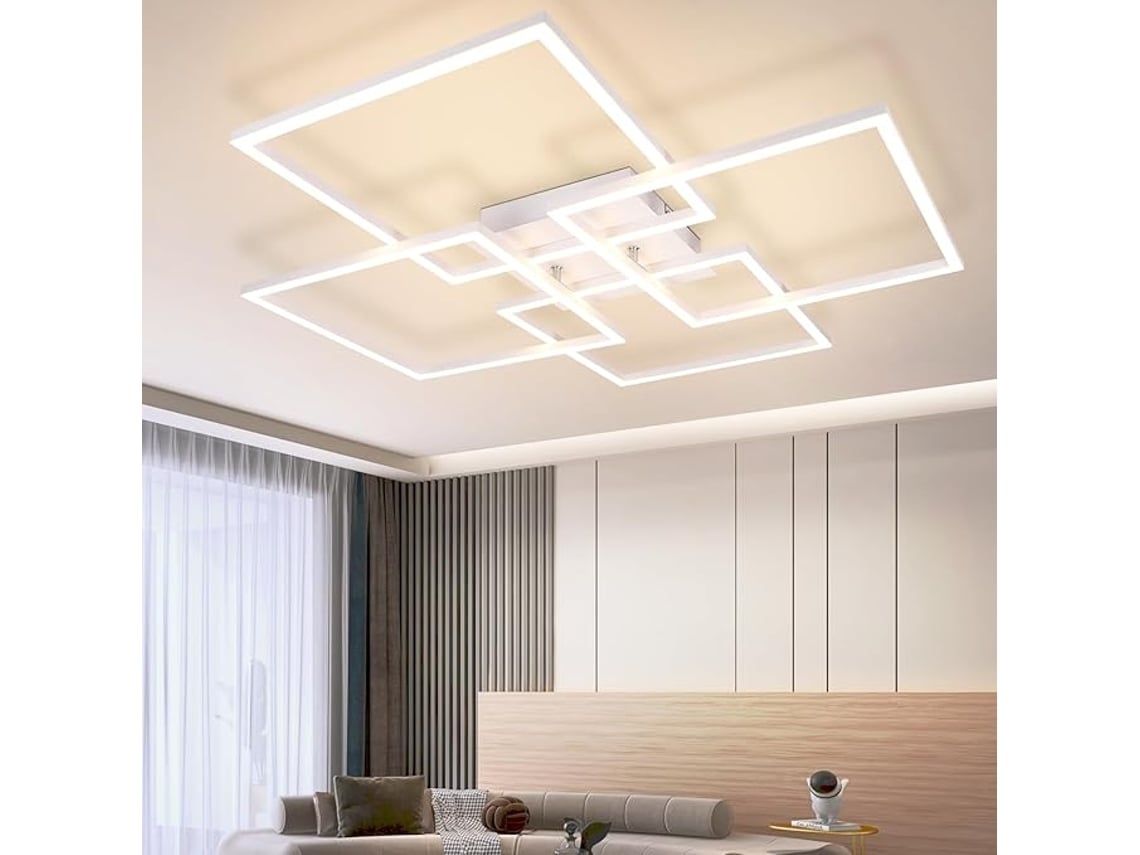 Plafon Led Nettlife 4 Branco Moderno 32w 3000k