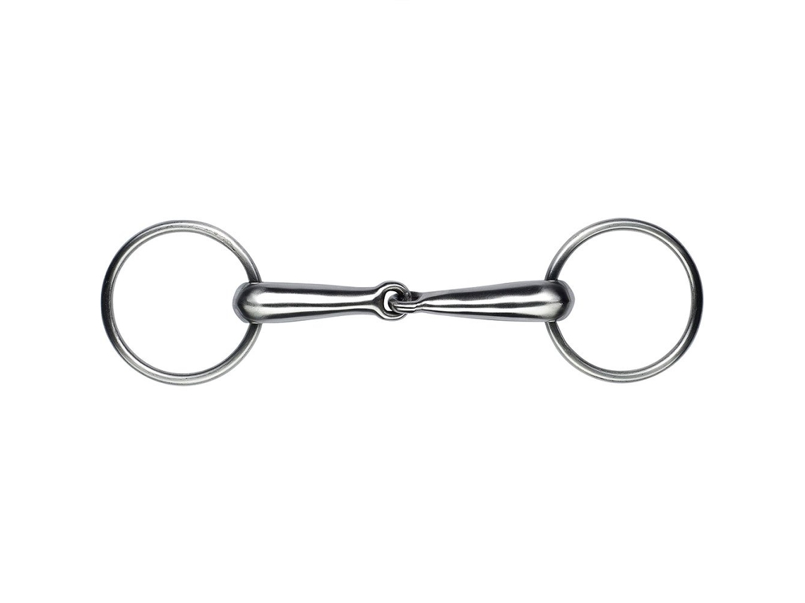 Snaffle Satin Hollow Split Prateado 115 Mmfeeling