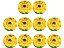 Conjunto De 10 Luzes Redondas Em Formato De Abelha, Para Festas Temáticas, Decoração De Presépios