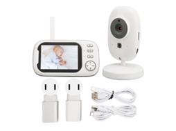 Monitor Bebê Com Câmera Wifi Noite Infravermelha 3.5"
