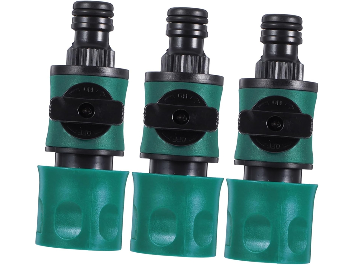 Conjunto De 3 Conectores Engate Rápido Para Mangueira Jardim Com