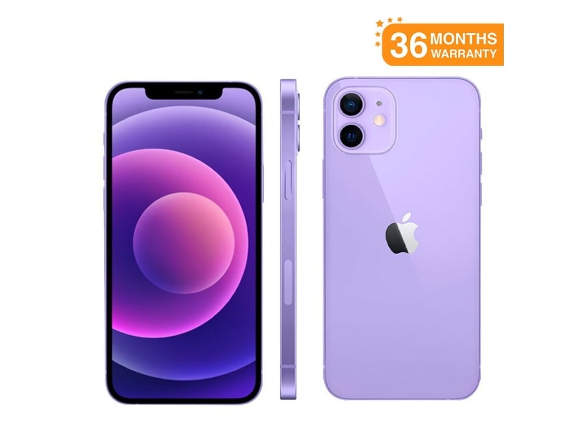 iPhone 12 APPLE (Recondicionado Como Novo - 6.1'' - 128 GB - Roxo)