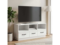 Vidaxl Gabinete Para Tv Branco 102 X 34,5 X 47 Cm Derivados De Madeira