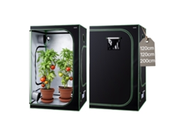 Vevor Armário De Cultivo Interior Com Janela 120 X 120 X 200 Cm Para Plantas