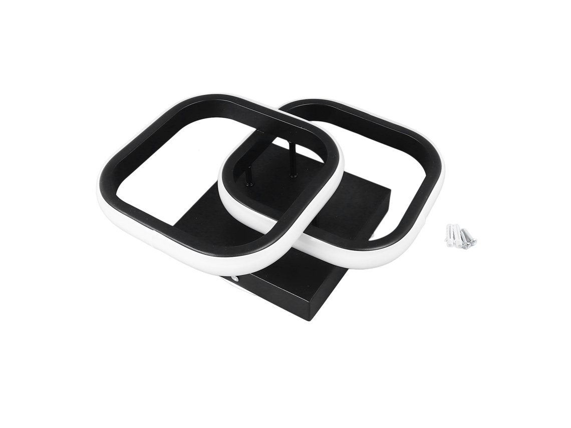 Lâmpada de Teto Led Quadrada de Alumínio 18W | S/MARCA