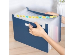 Pasta Expansível Com Vários Bolsos Para Documentos E Armazenamento De Papel Y F L Aquaforge