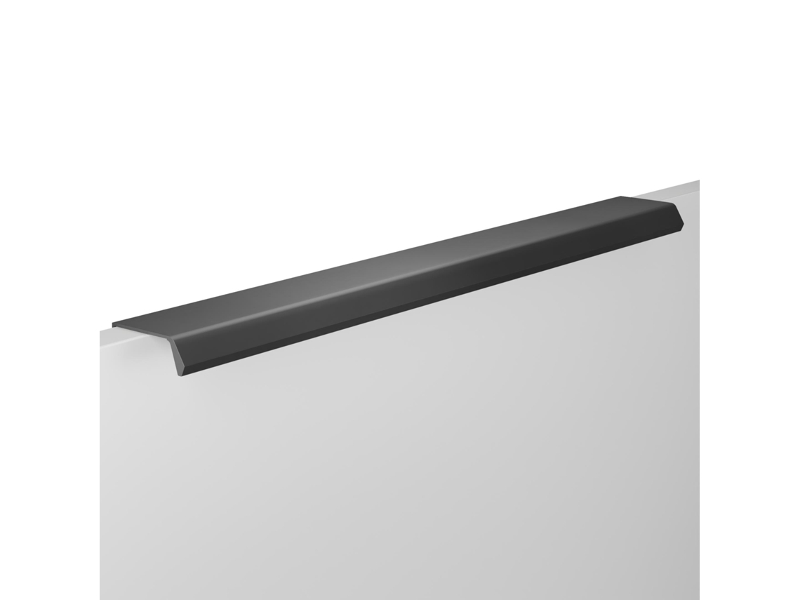 Puxador para Móveis em Zamac de 160mm de distância entre eixos Verniz Preto Mate HARDWAREXCHANGE