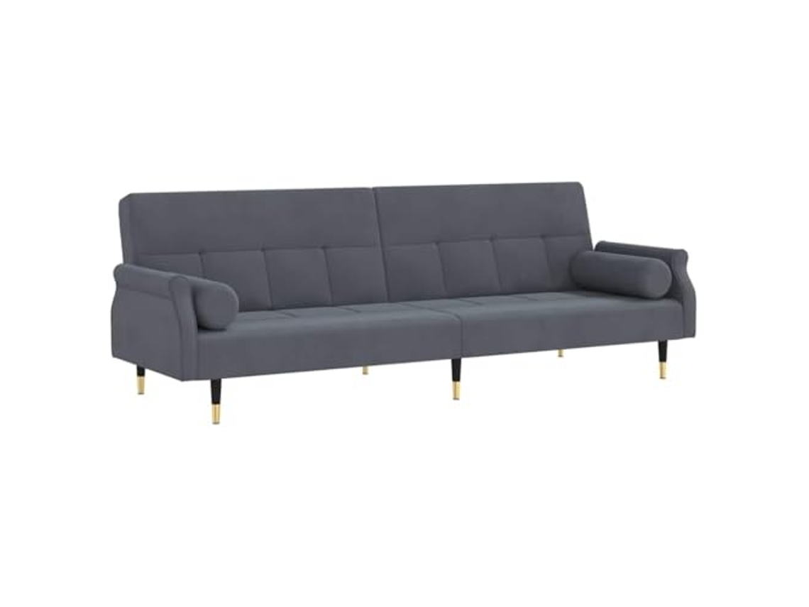 Sofa Bed, Sofa Beds Vidaxl Cinzeto Veludo (n/a)