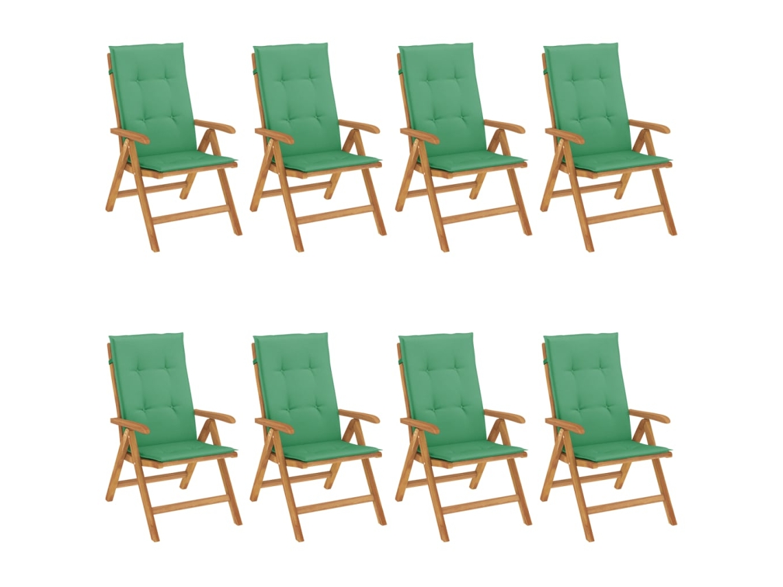 Reclining Folding Chair, Reclining Folding Chairs Vidaxl Marrom Madeira (120 X 50 X 3 Cm)