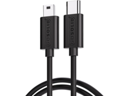 Cabo de Carregamento para Smartphones Micro Usb C Preto GO SOLID