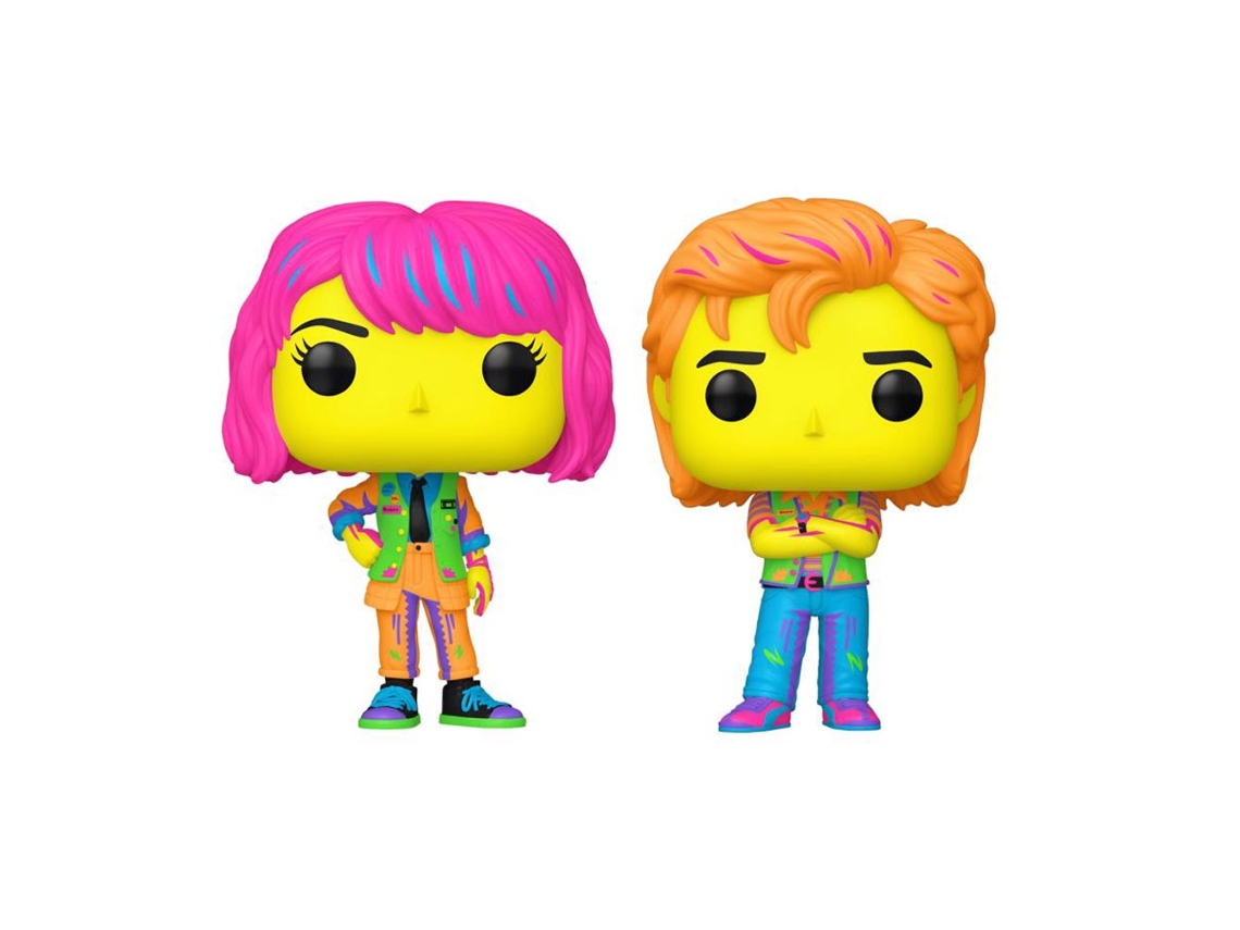 Figura Funko STRANGER THINGS Robin & Steve Exclusivo Us Pop! 2Pk Blacklight