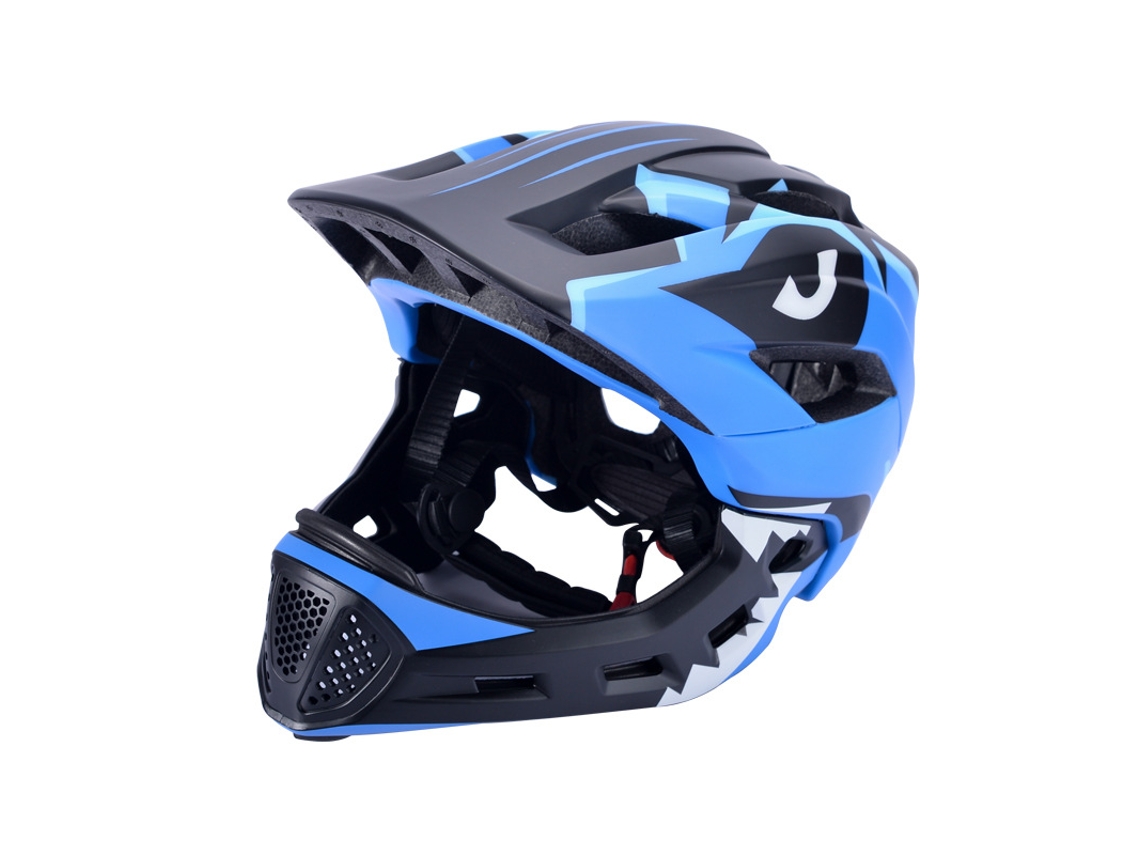 Capacete Infantil para Ciclismo, Capacete Esportivo, Capacete Integral Removível MDUG (azul)