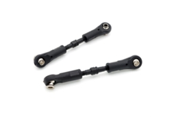 Preto 2pcs Zd Racing Mt16 1/16 Peças de Carro Rc Hastes de Direção Ajustáveis ​​​​veículos Modelos Acessórios Sobressalentes 16034 MDUG