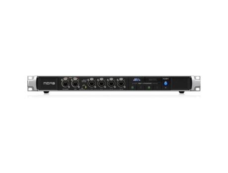 Midas HUB4 - Hub de sistema de monitor com 4 portas PoE para mixers pessoais ou caixas de palco compatíveis