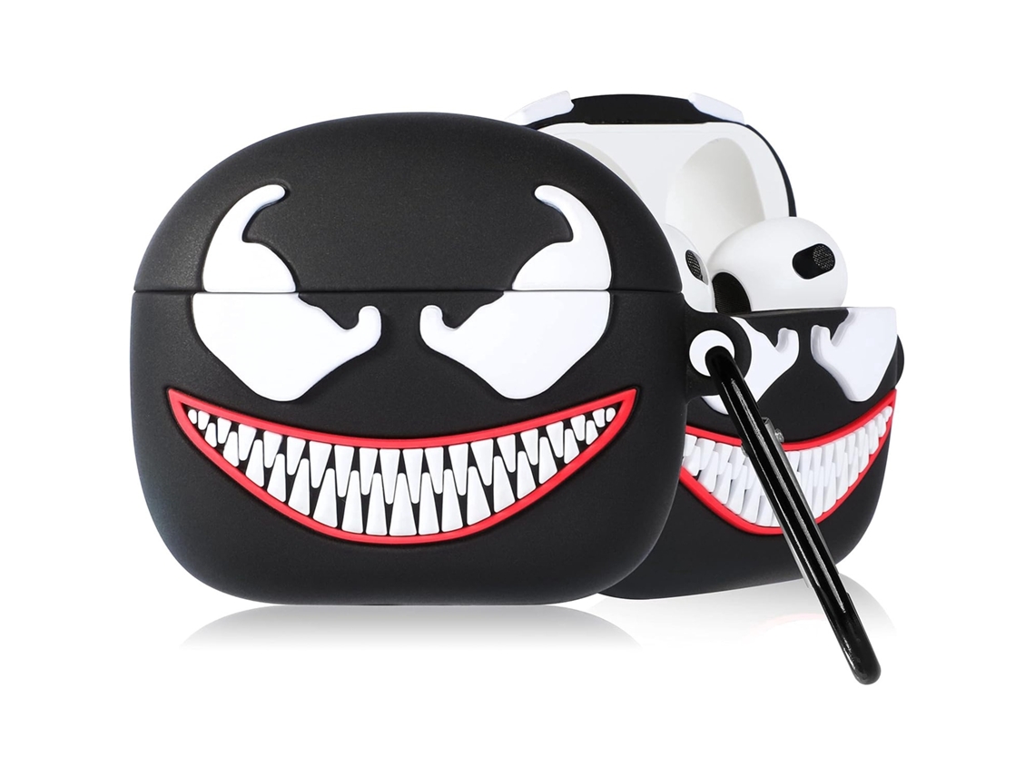 Capa Zruxe Para Airpods Pro 1/2 Silicon 3d Multicolor (design Kawaii, Protecao Total)