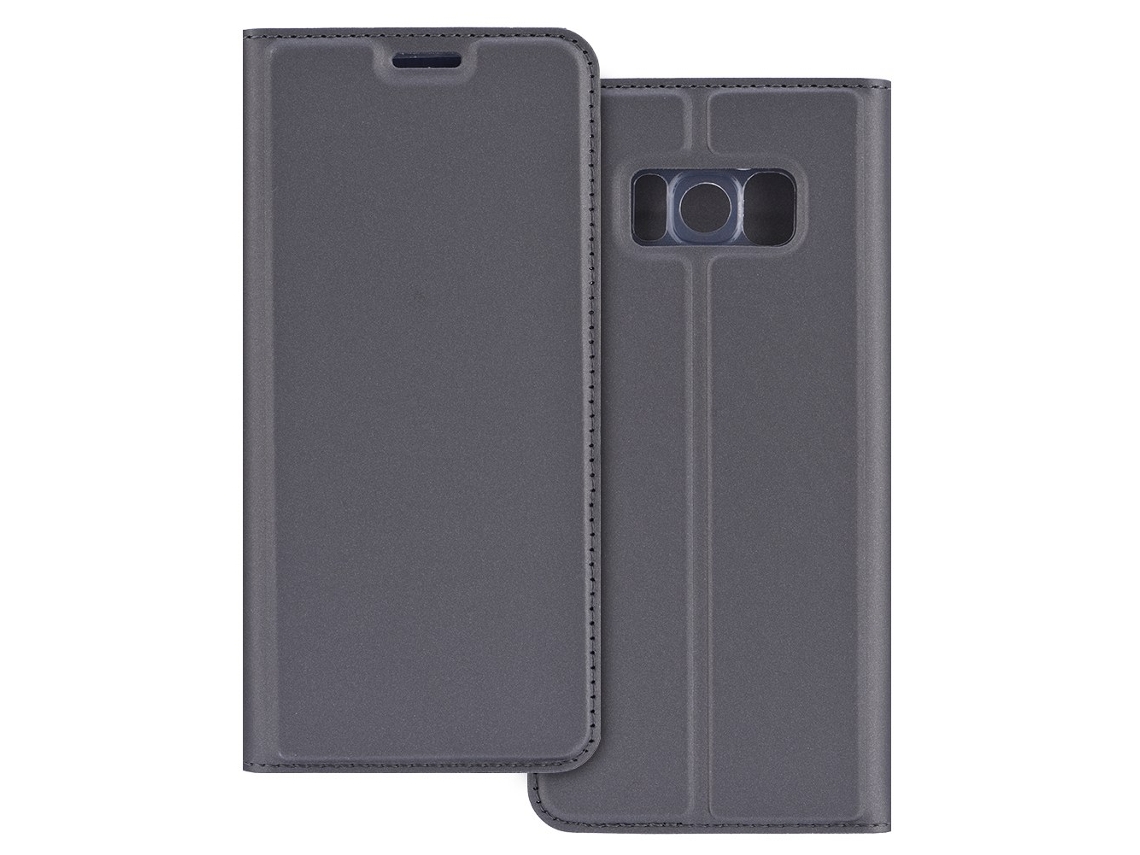 Capa LAXISCREED Samsung S8 Cinza Espacial Slot Cartão