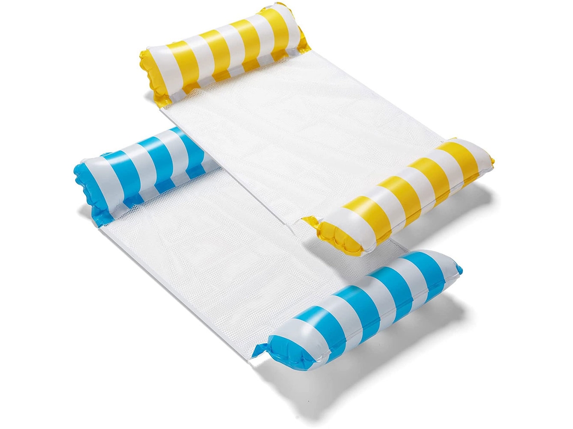 VYLARA Rede Inflável Multifuncional Para Adultos, Portátil E Flexível Para Atividades Ao Ar Livre No Verão. Posição Semi Submersa Garante Uma Experiência Ref