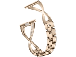 Pulseira De Metal Substituição Para Smartwatch Feminino, 20 Mm, Em