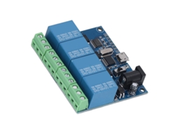 Módulo De Relé De 4 Canais Laxiscreed Com Led De Indicação E Proteção Contra Picos