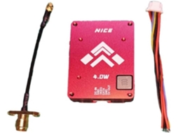 Transmissor de Vídeo Fpv Vtx 4w 5.8g 000mw com Amplificador de 64 Canais Rfpa5542 SFUSHOS