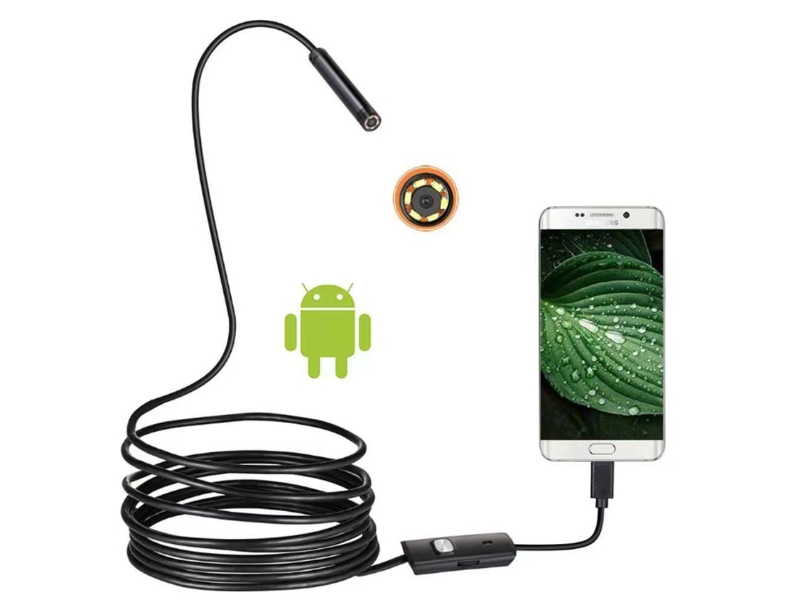 Boroscópio Usb Para Telefones Android Com Câmera Boroscópio Indutiva Aquaforge