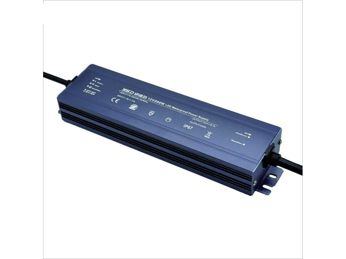 Fonte de Alimentação LEDBOX Ip67 Dc12V/200W/1667A
