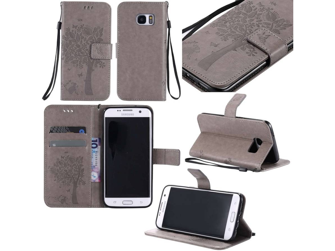 Capa Samsung Galaxy S7 Edge HONGWE. Cinzento