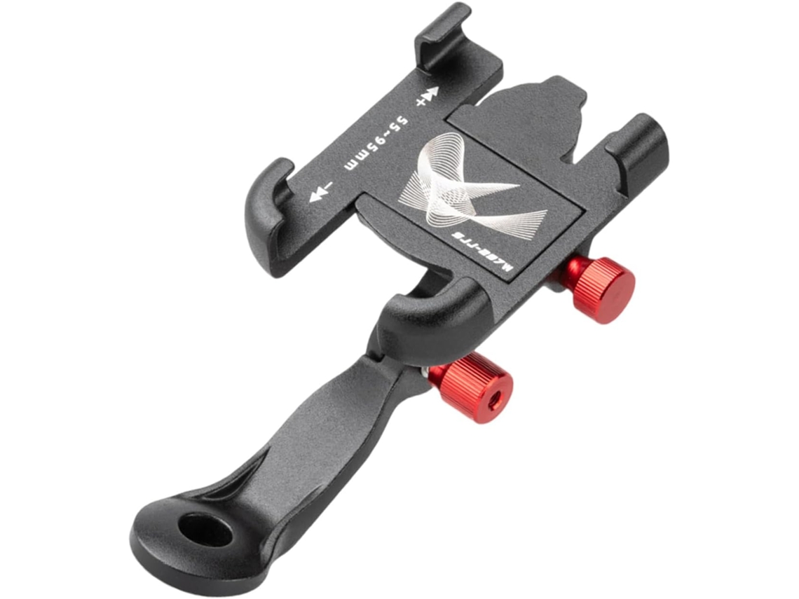 Suporte Para Celular De Bicicleta Com Rotação 360 Graus, Resistente A Impactos, Feito De Alumínio E Com Altura Ajustável