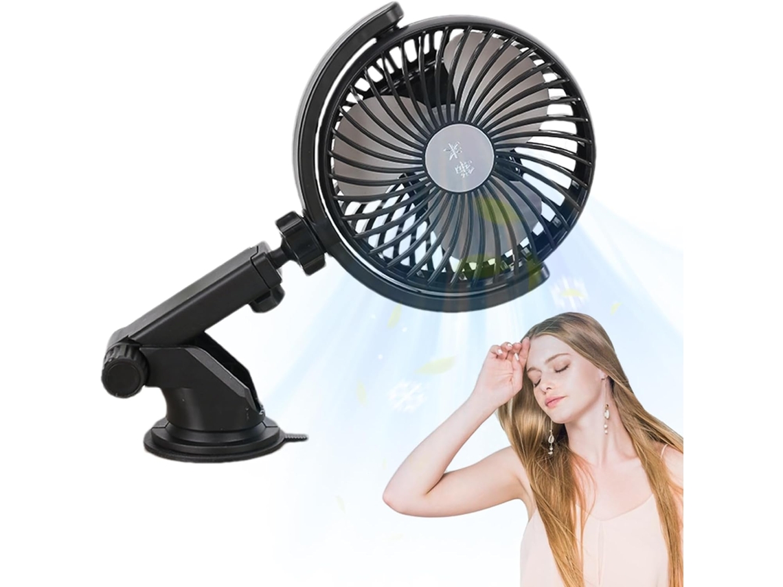 Ventilador Usb Potente, Silencioso E Com 3 Velocidades Para Carro