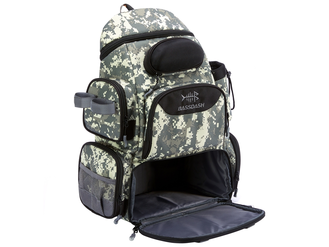 Bolsa de Pesca MDUG, Mochila Tática Leve com Compartimento para Iscas