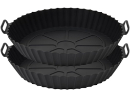 Lurelia Forma De Silicone, 2 Formas, 8 L, Reutilizável, Para Air Fryer