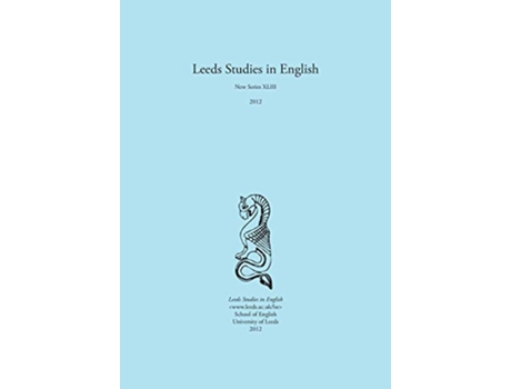 Livro Leeds Studies in English 2012 de Hall e Alaric (Inglês)