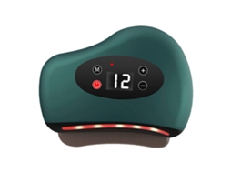 Ferramenta Elétrica de Massagem Gua Sha com 12 Níveis Vibração e Aquecimento, Terapia Luz Vermelha, Aparelho Po Rtátil para Raspagem Pedr GOKOCO
