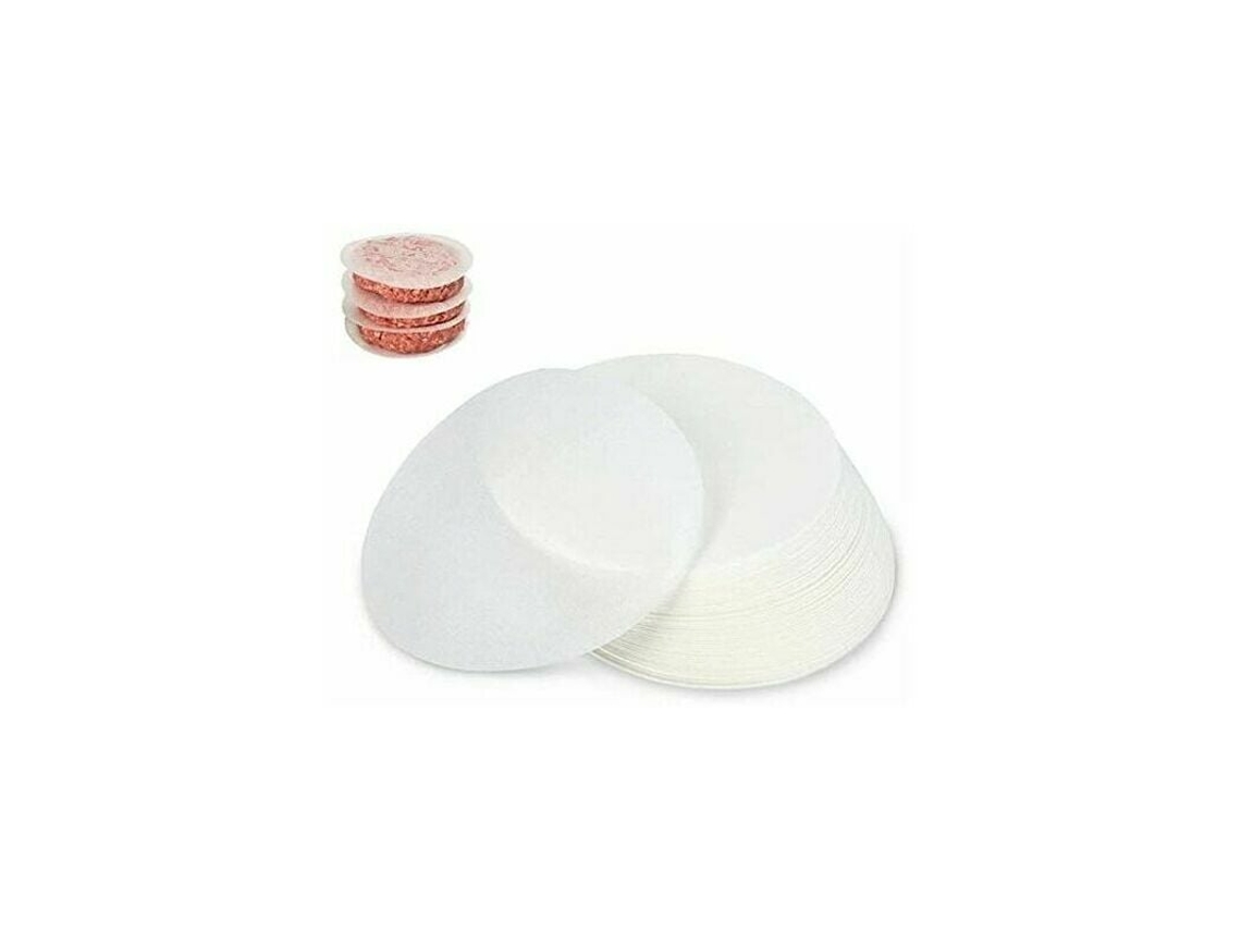 Papel Manteiga Para Uso Na Cozinha, Antiaderente Hambúrguer, Encerado Churrasqueira De Qualidade Alimentar, Restaurante, Redondo, Absorvente