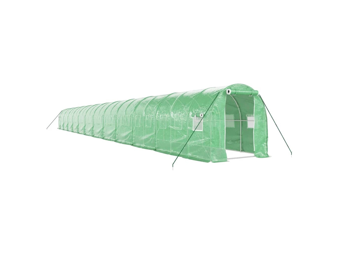 Greenhouse, Greenhouses Vidaxl Verde Polietileno (24 X 2 X 2 M)