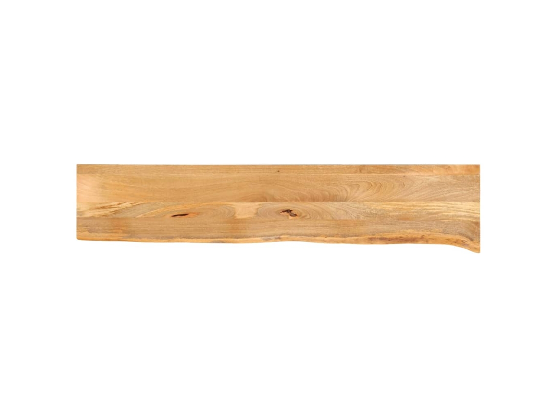 Vidaxl Tampo De Mesa C/ Borda Viva 160x20x3,8 Cm Mangueira Maciça