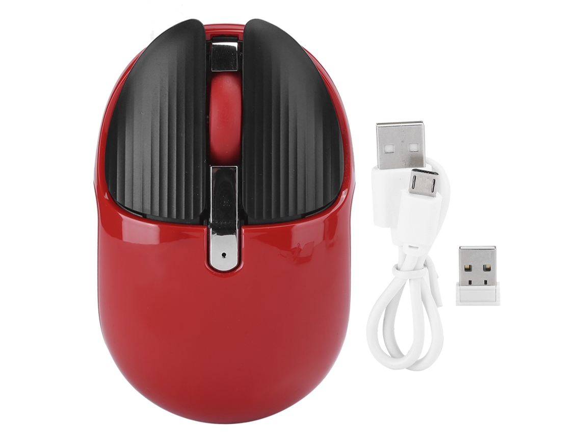 Conjunto teclado e mouse sem fio 2.4G USB receptor acessórios computador 64 teclas layout 5 linhas | S/MARCA