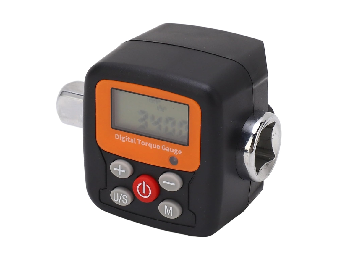 Chave de torque digital, soquete de 1/2", 10,2-340 Nm com indicador LED.