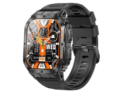 (preto) Smartwatch Esportivo De 1,96 Polegadas Com Bluetooth 5.0