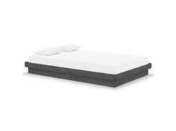 Estrutura Cama Pequena Casal em Pinho Maciço Cinza MAISON EXCLUSIVE (120x190 cm)