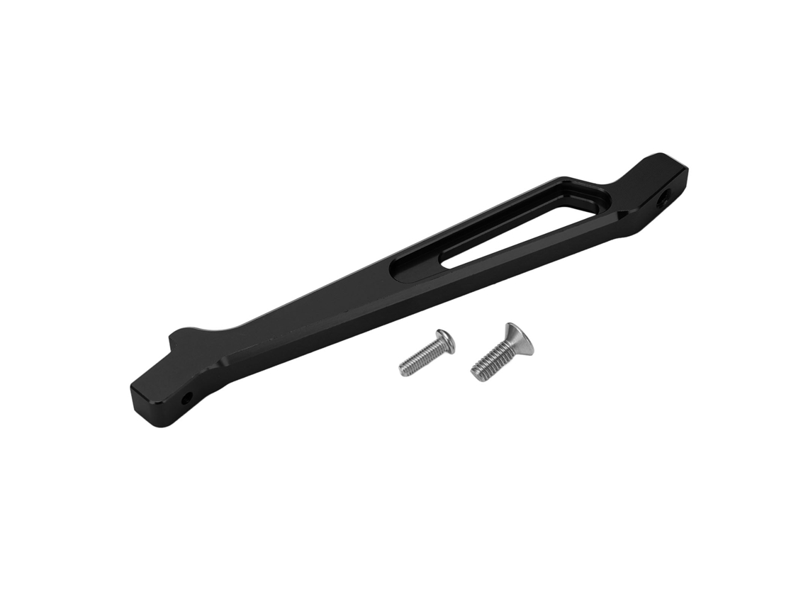 Mali suporte de Placa de Direção Frontal em Liga de Alumínio para Arrma Senton 1/10 Typhon 1/8 Kraton 6s 1/8 Preto