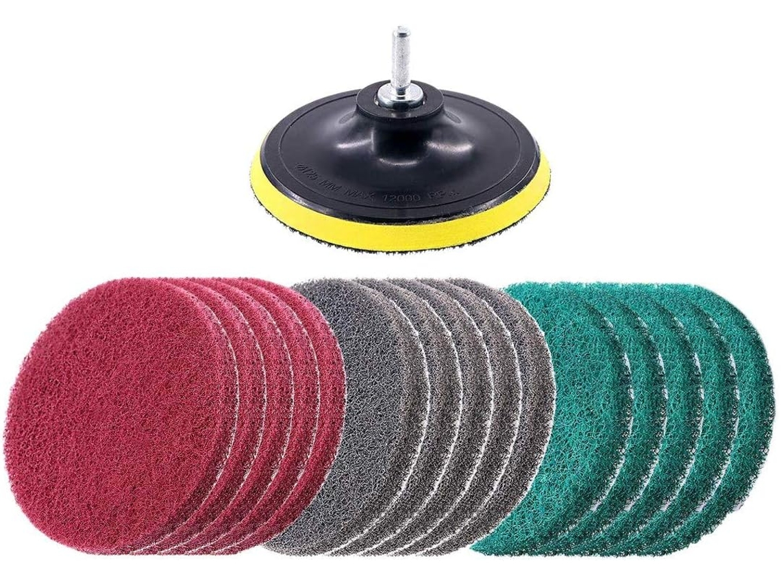 Conjunto De 16 Esponjas Limpeza 12,7 Cm (5 Polegadas), 3 Cores