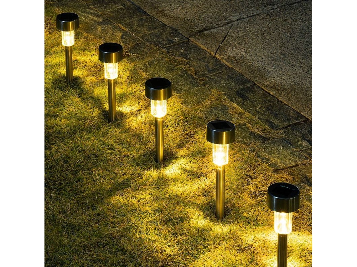 2026 5 Luces Solares para Jardín Exterior, Led Paisajísticas Impermeables Ip44 Fácil Instalación