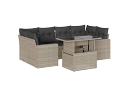 Garden Sofa Set, Garden Sofa Sets Vidaxl Cinzeto Rattan / Vime (n/a)