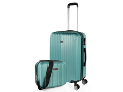 Mala Abs Média ITACA Sevron Acquamarine 41X66X27 Cm 85L